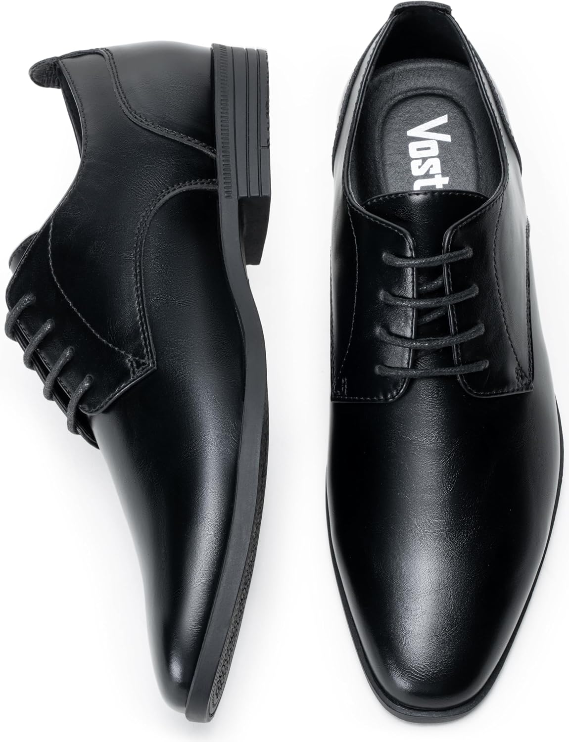 Vostey Dress Shoes for Men Classic Comfortable Oxford Lace Up Wedding Shoes