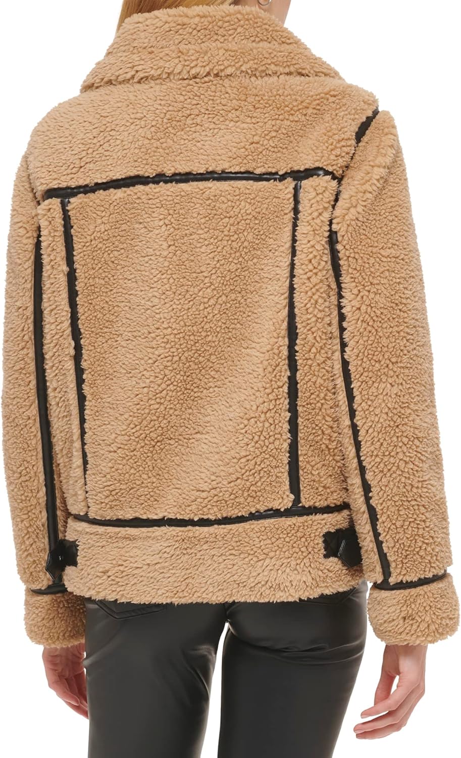 Levi's Women's Sherpa Moto Jacket (Standard & Plus Sizes) - Image 4