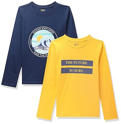 Amazon Brand - Symbol Boys Regular T-Shirt