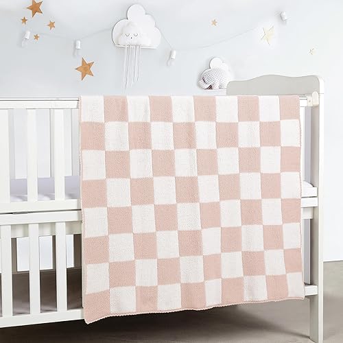 Miniatura 2 de CREVENT Manta de bebé de chenilla acogedora y suave y cálida para niñas y niños, artículos esenciales para recién nacidos, para baby shower, para