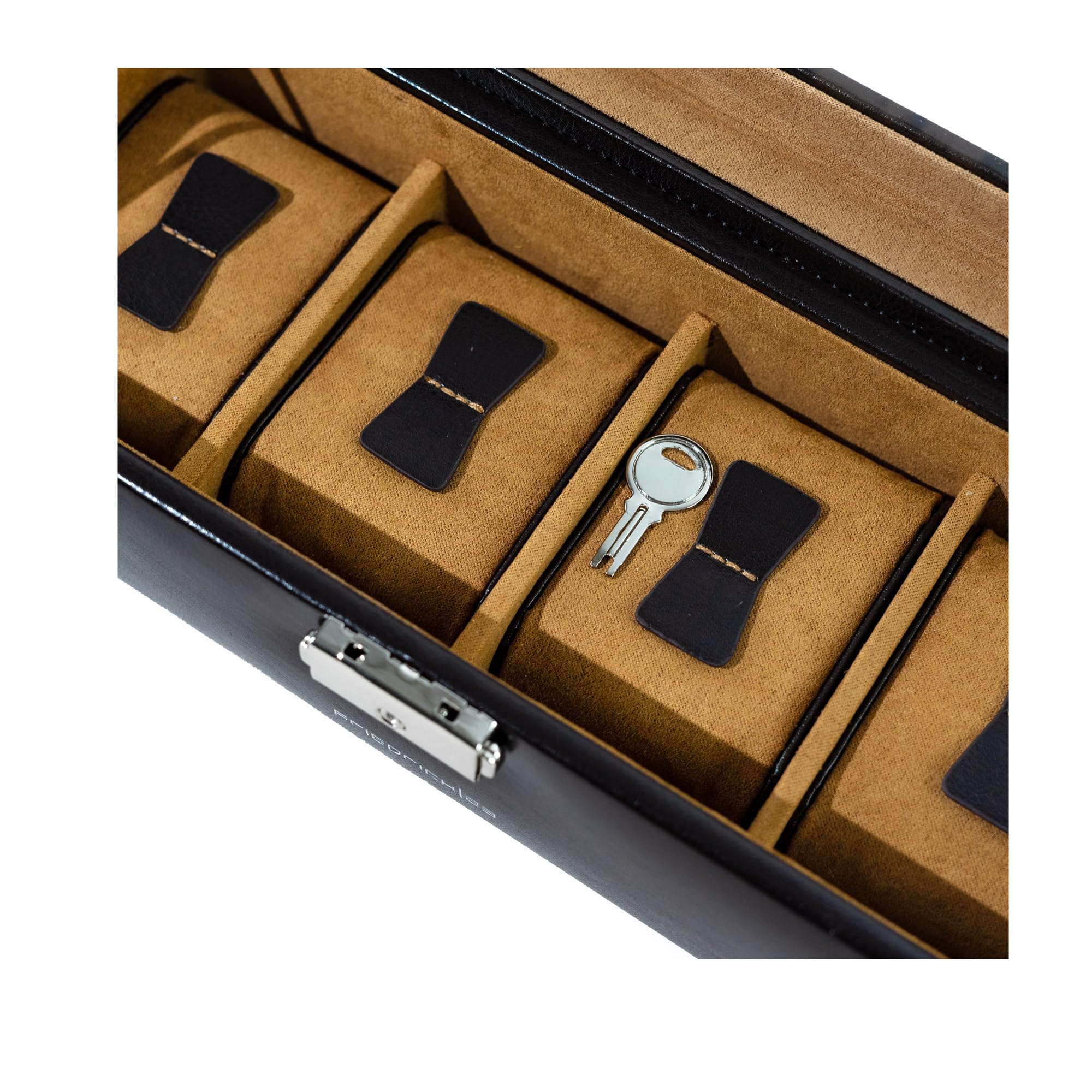 Friedrich|23 Scatola unisex porta-orologi con coperchio in vetro