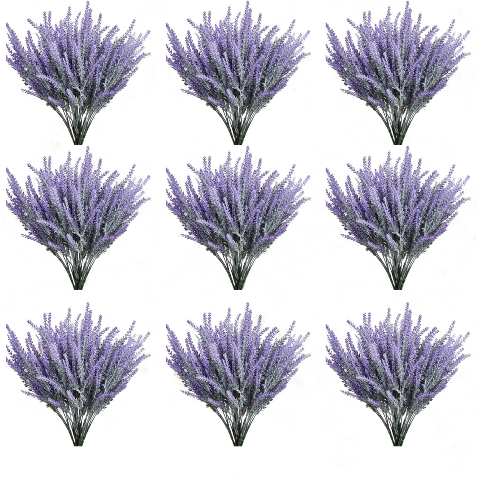 Dcrxz Artificial Flowers 10Pcs Artificial Flowers Plants Romantic Provence Lavender Wedding Vase Home Room Outdoor Garden Yard Decor Grain Festival Fake
