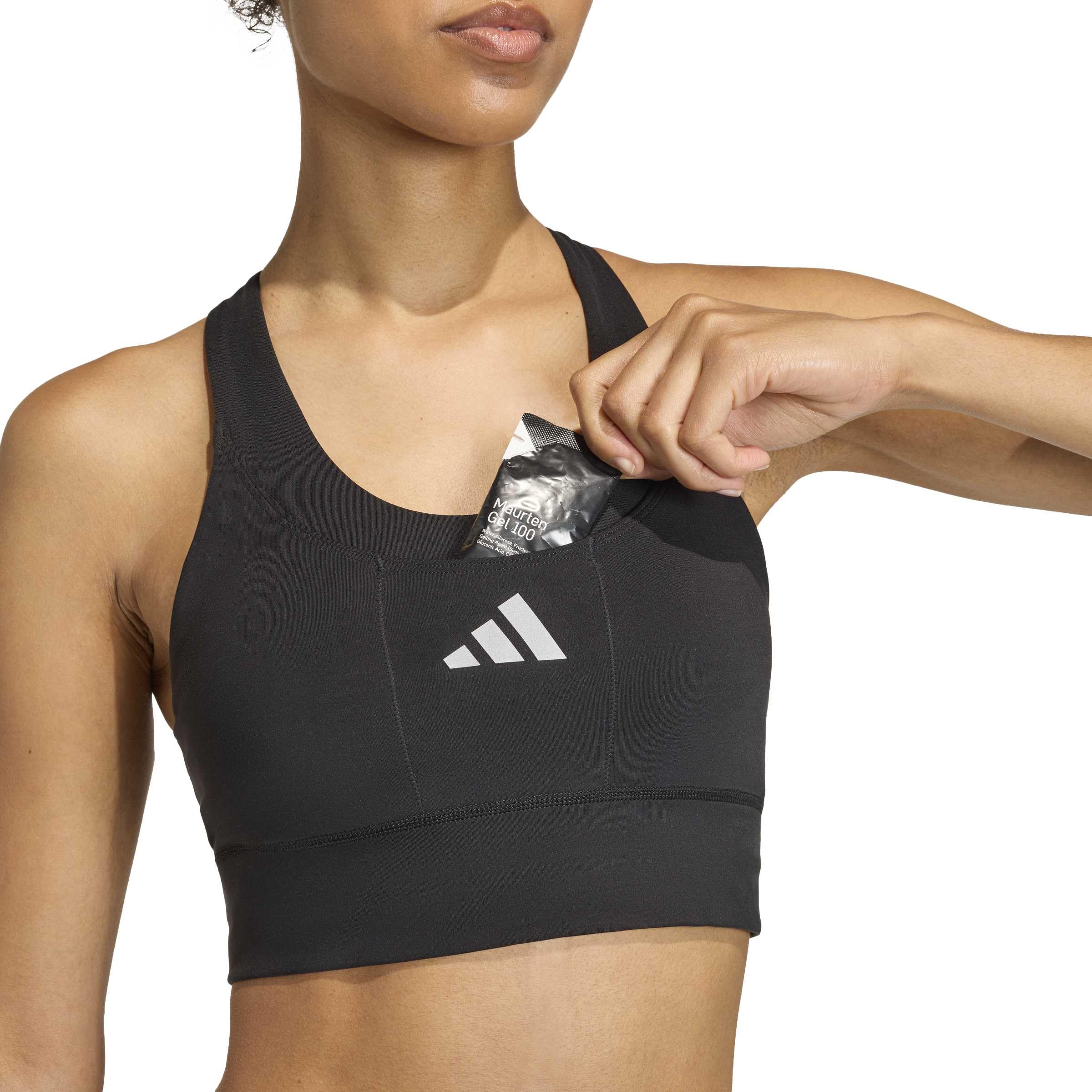 adidas Women's Brassière de Running Poche adi365 Maintien Moyen