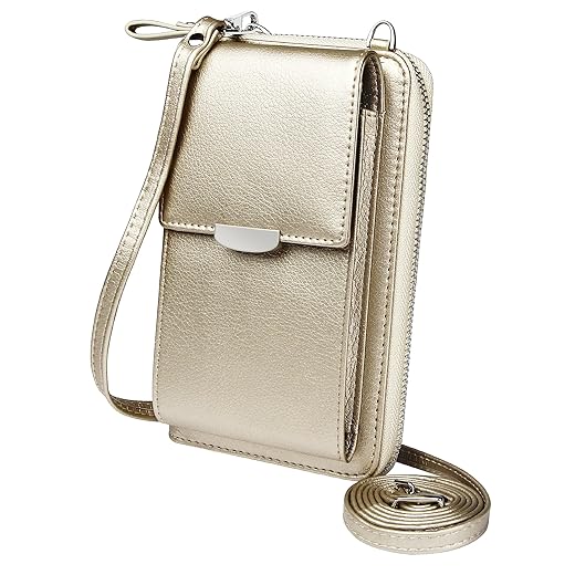 KUKOO Small Crossbody Bag Cell Phone Purse Wallet with Credit Card Slots for Women
