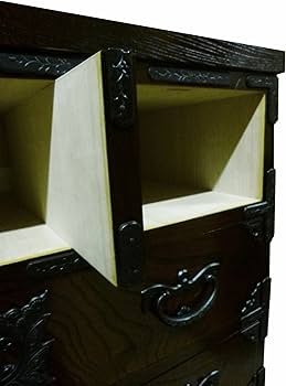 Amazon｜岩谷堂箪笥 美郷6号 巾90cm 奥行45cm 高さ85cm 忍び(隠し箱)3