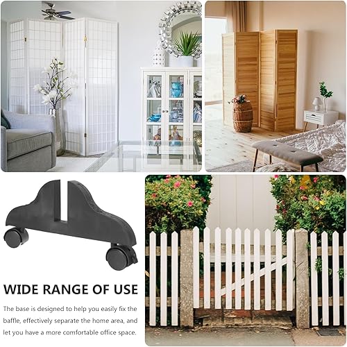 Miniatura 4 de Cabilock 4 unids Panel de pie de oficina Partición Pantalla Base Estilo Hotel Movable Divisor plegable Er Room Home Protector de Privacidad Espesado