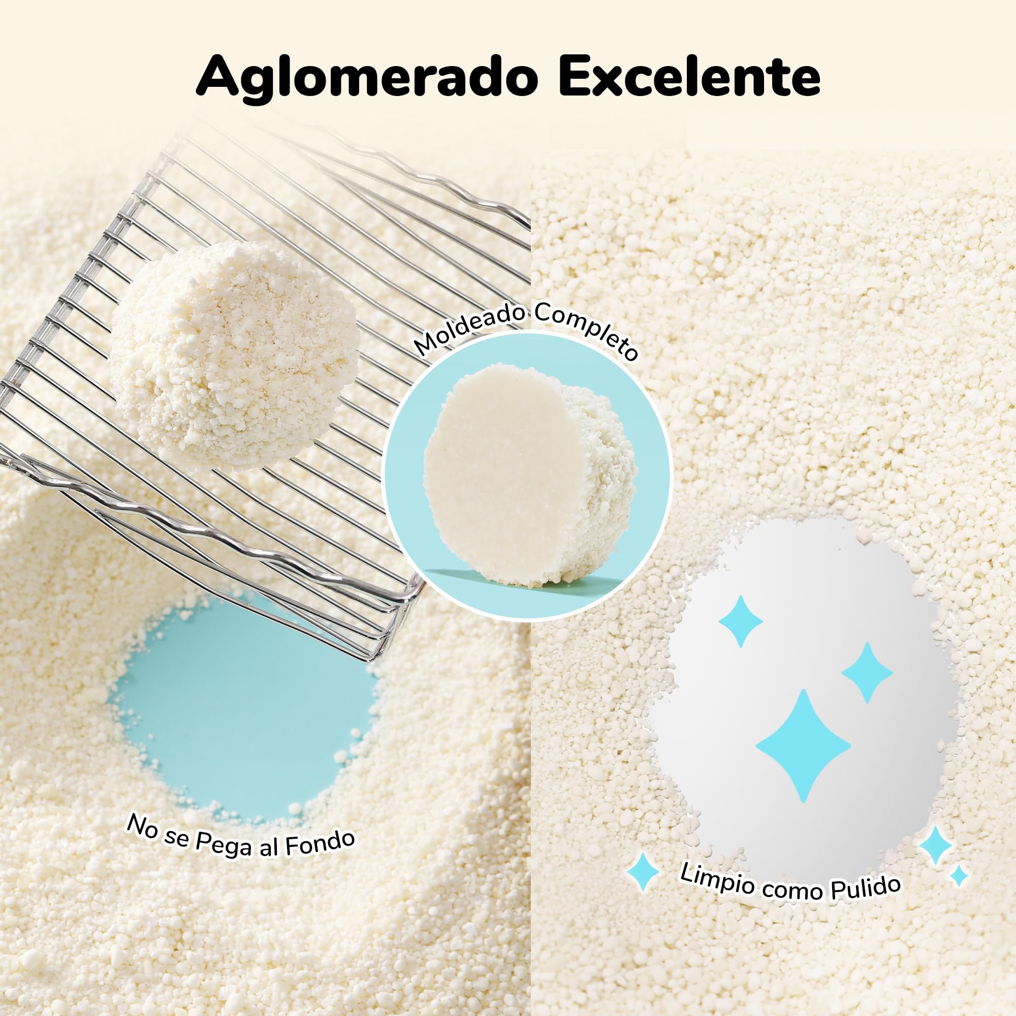 FUKUMARU Yuca Arena para Gatos 10.8kg– Fuerte aglomeración, Ingredientes Vegetales, Fondo Antiadherente, sin Polvo, sin Perfume para un excelente Control de olores
