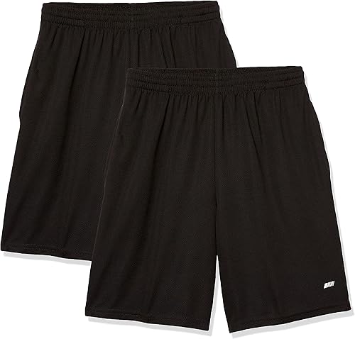 Tienda Essentials - Pantalones cortos de entrenamiento de corte suelto con tecnología de rendimiento para hombres atléticos de baloncesto y