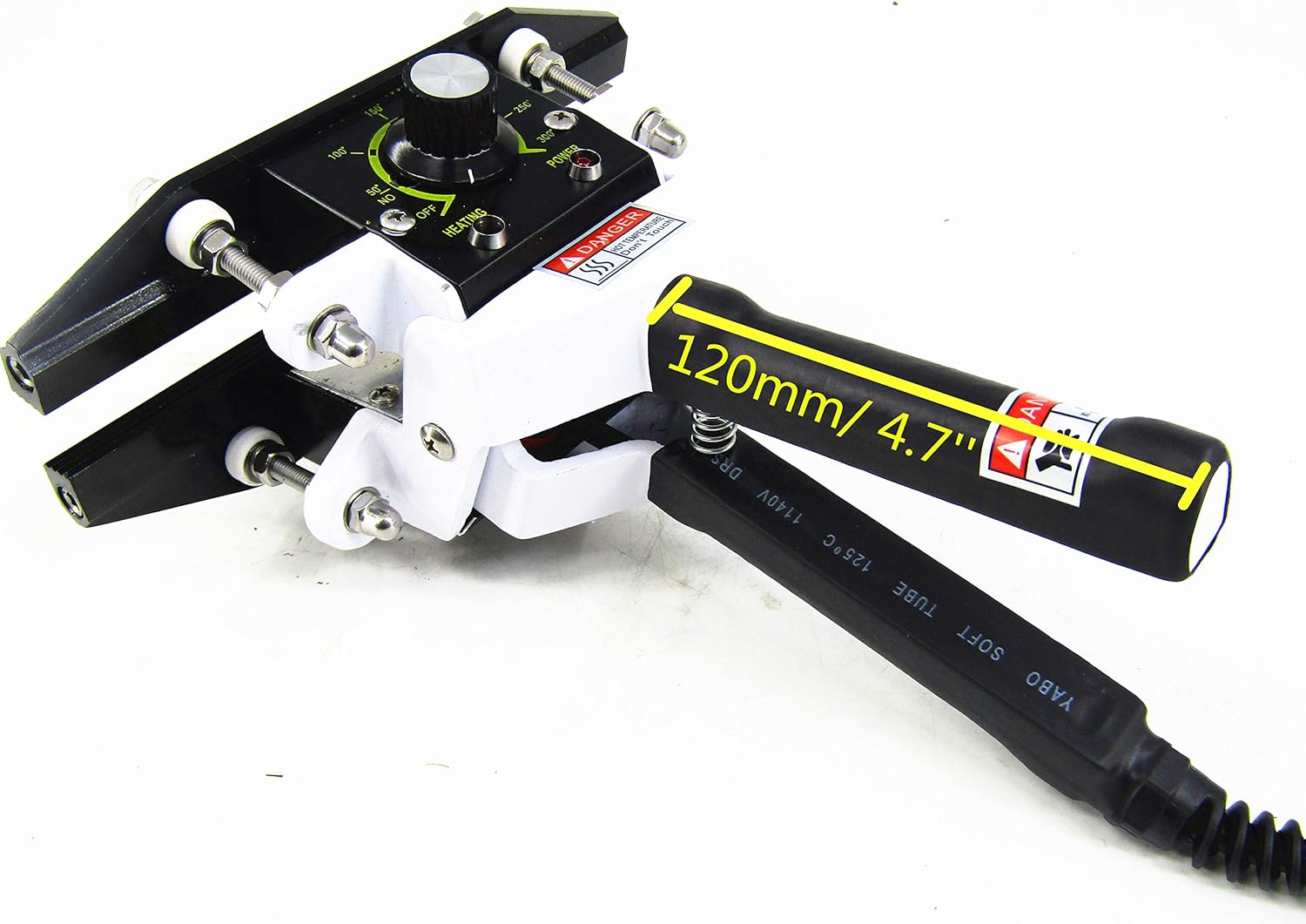 Uр Tо 40% оƒƒ KUNHEWUHUA 12'' Hand Held Crimp Sealer Portable Heat Sealer Sealing Machine for Aluminum Foil/Kraft Paper Bag,10mm Seal Width 110v