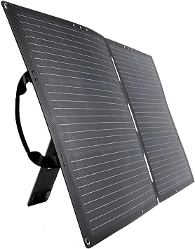 Wagan EL8214 100W لوحة شمسية قابلة للطي عالية الكفاءة مع موصل أندرسون 6.5 قدم كابل طاقة متوافق مع أي جهاز أندرسون مجهز لمولد الطاقة الشمسية فان التخييم خارج الشبكة