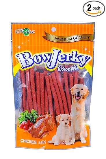 Bow Jerky Chicken for Dog (Pack of 2)