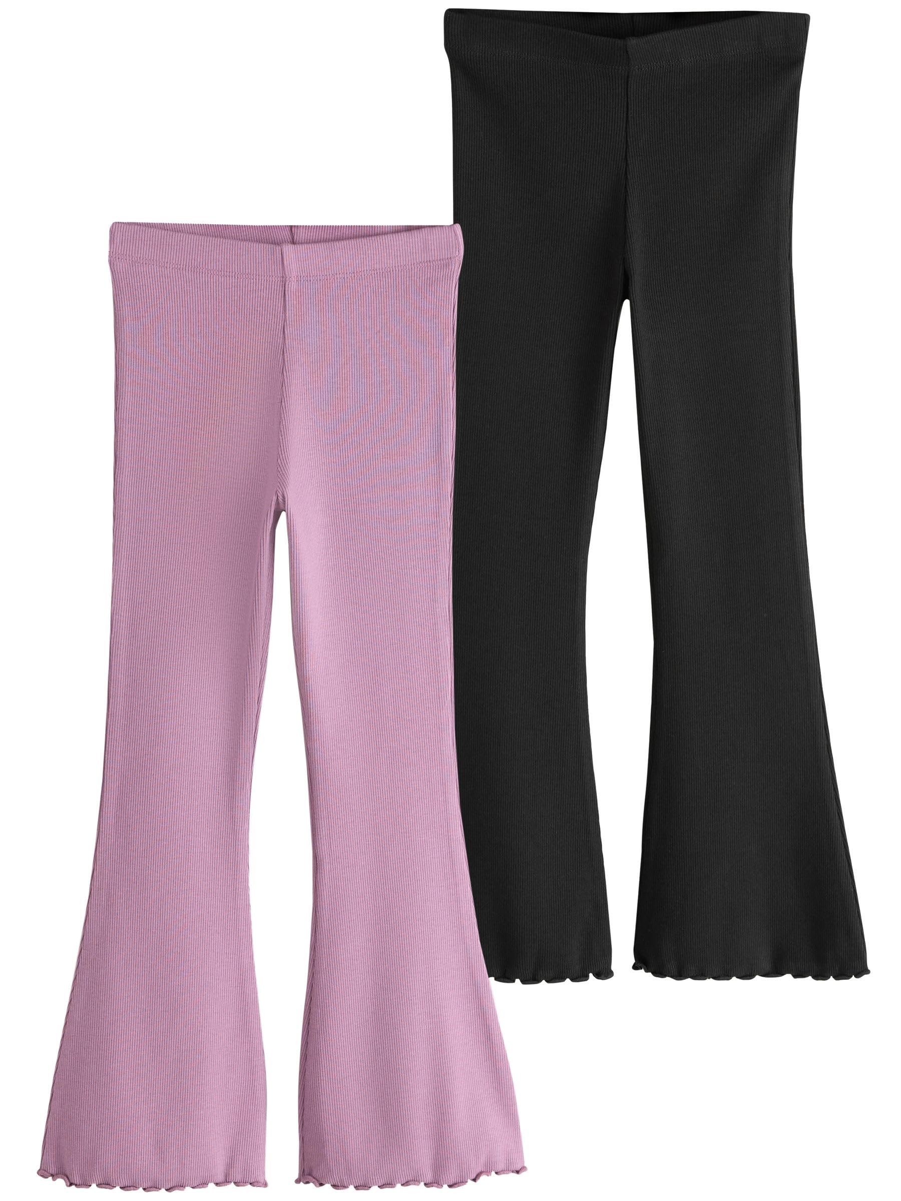 NEXT Niñas Pack de 2 Leggings de canalé Acampanados