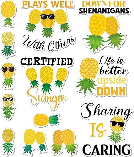 Miniatura 8 de Decoraciones magnéticas para puerta de crucero, 4 piezas de decoraciones de puerta de crucero, calcomanías divertidas de Oh Ship Its A Girls Trip,