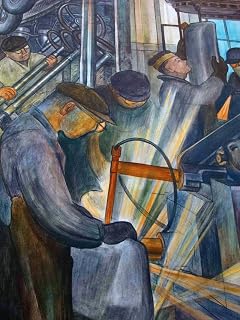 Diego Rivera Mural Studies - Canvas OR Print Wall Art