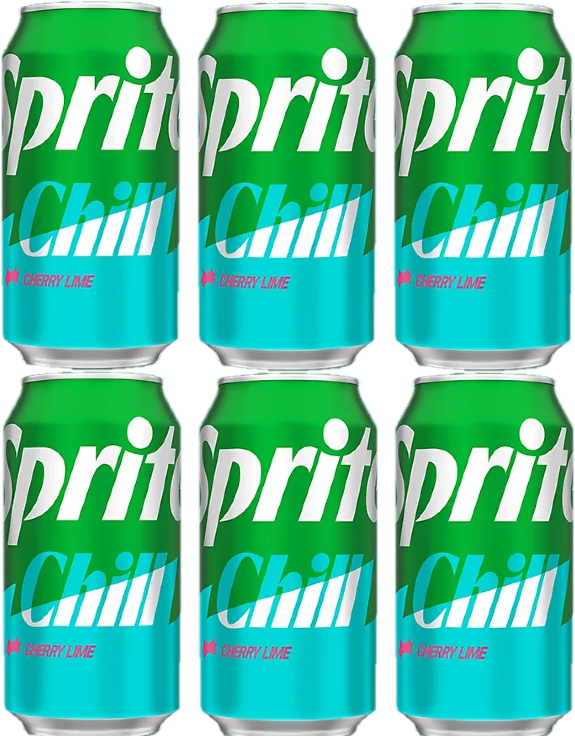 BAY AREA MARKETPLACE Sprite 12 oz. can (Pack of 6) (Chill, Cherry Lime 6pk)