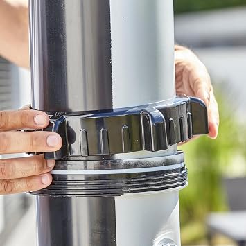 Silver Deluxe Solar Shower 40 Litres