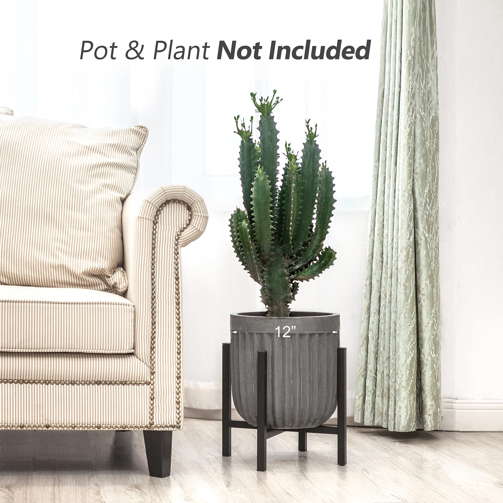 Buy Mkono Plant Stand Mid Century Modern Tall Flower Pot Stands Indoor