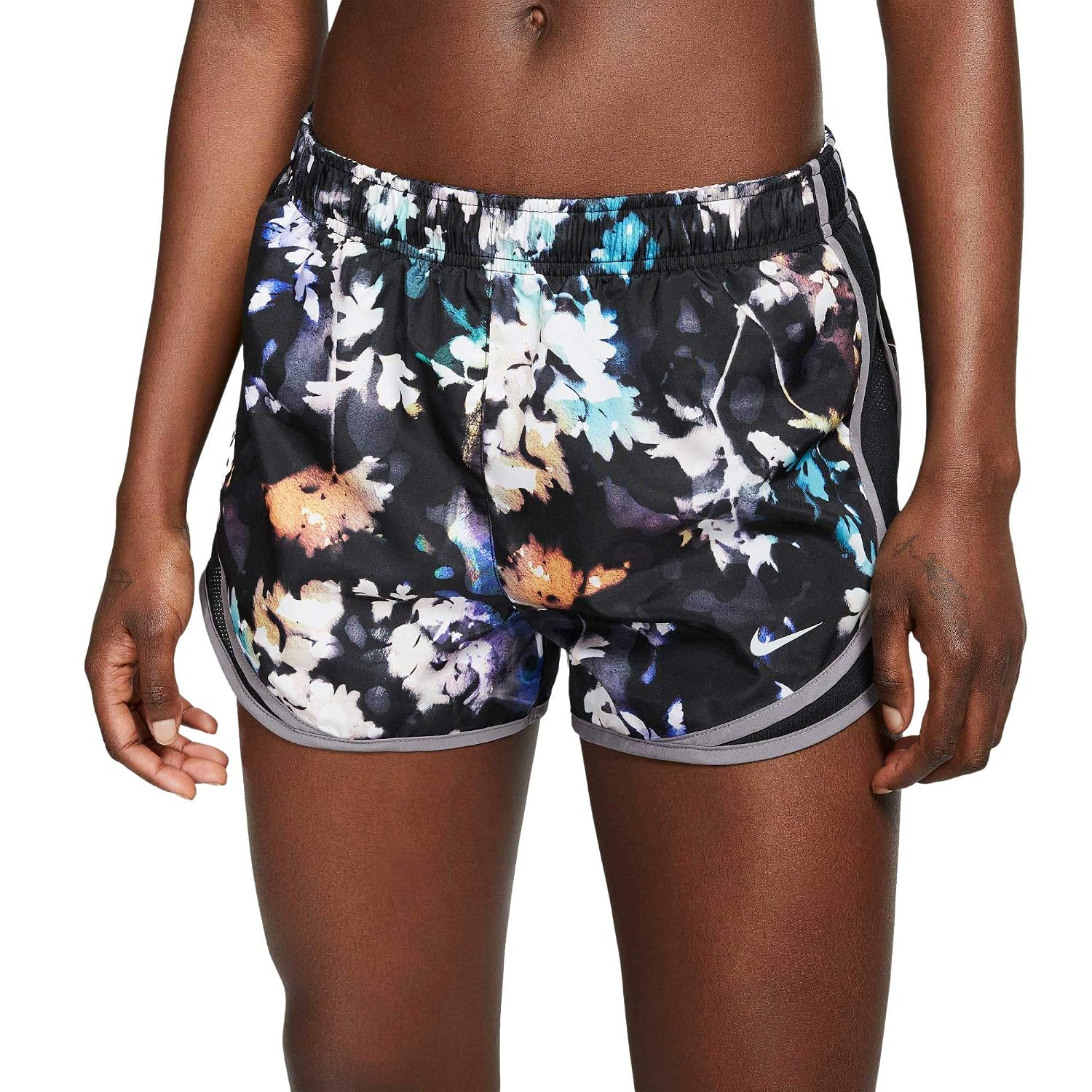 nike floral shorts womens