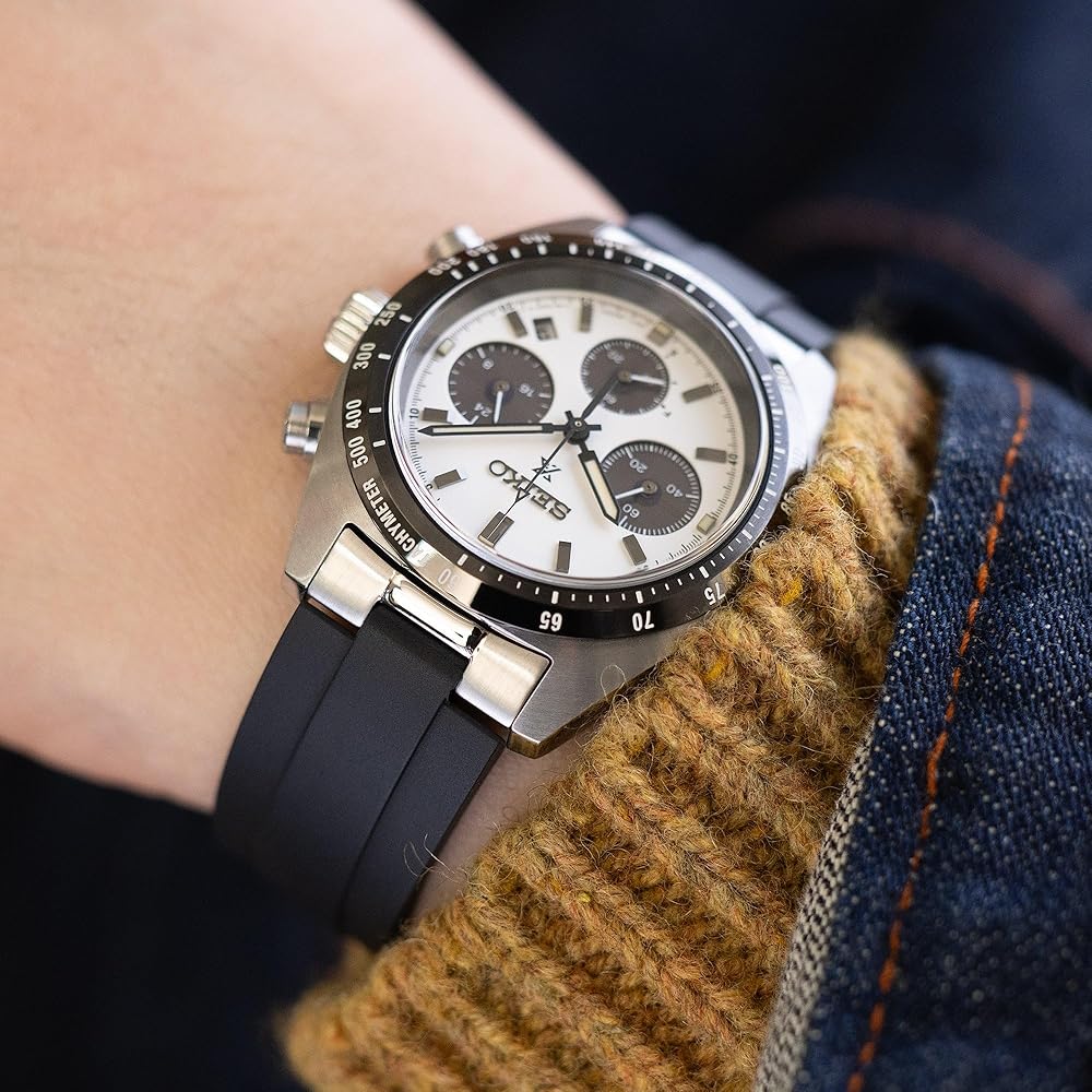 Amazon.com: Crafter Blue FKM Rubber Strap 20mm compatible with Amazon.com: Crafter Blue FKM Rubber Strap 20mm compatible with