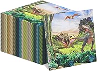 Vista 13 de 100 servilletas de decoración de los años 80 de 13 x 13 pulgadas, servilletas de fiesta de regreso a los 80, servilletas coloridas de hip hop