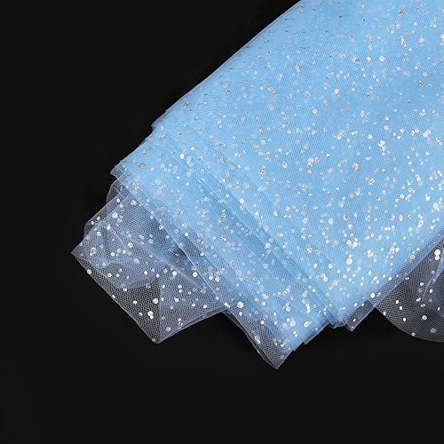 Rollos de tela de tul con purpurina de 54 pulgadas por 10 yardas para decoración de bodas, fiestas de cumpleaños, baby shower, tutú, perno de tul,