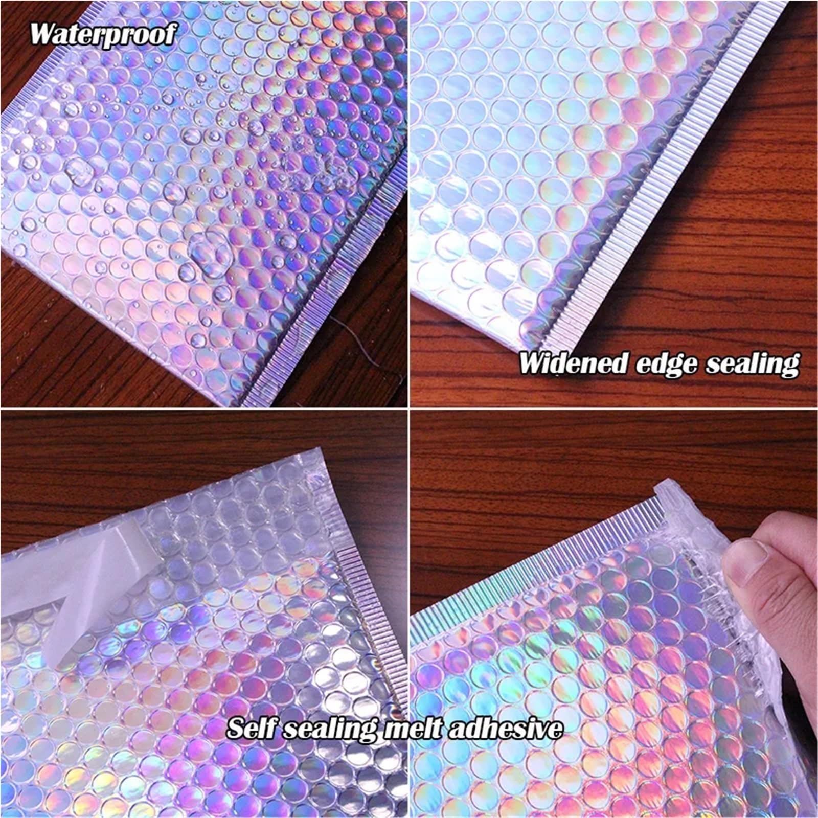 Buste Imbottite Per Spedizioni Borsa for imballaggio for posta da 20/50 pezzi/lotto con bolle alluminate