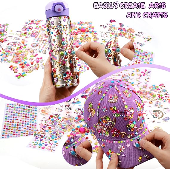 Gifts for Girls DIY Water Bottle and Baseball Cap 5 6 7 8 9 10 Years