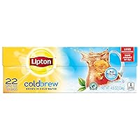 Vista 14 de Lipton Cold Brew Family - Bolsas de té helado, té negro, 22 unidades (paquete de 2)