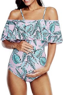 American tendencias – Juego de las mujeres de plus size cintura alta bikini Tankini para mujer borlas retro impresión Bañador Push Up Swimsuit