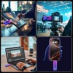 Fanxiang 512GB USB Clé USB portable SSD,Ultra-rapide 2050MB/s Externe sd, USB 3.2 Groupe 2×2, USB-A + Type-C, Compact et Durable, Externe Solid State Drive pour iPhone15,16/Android/Mac/PC, FF958