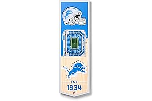 Detroit Lions Tablecloth - YouTheFan NFL 3D Stadium Banner - 6x19