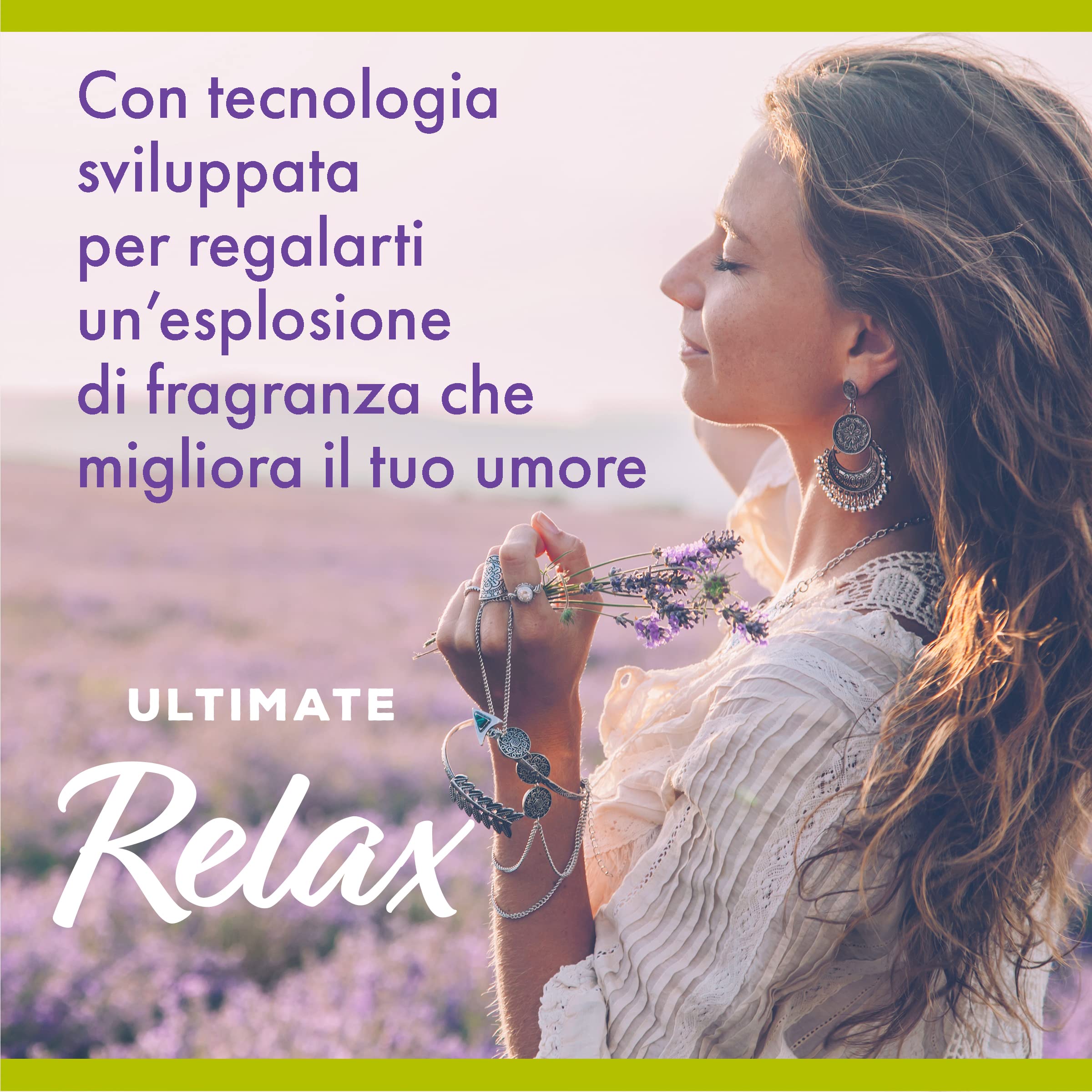 PALMOLIVE - Bagnoschiuma Aroma Essence Ultimate Relax 6x500ml (Consegna in 48 Ore), Bagnoschiuma Profumato e Naturale, Gel Doccia Aromatizzato, 95% Ingredienti Naturali, Bottiglia Riciclabile, Vegano