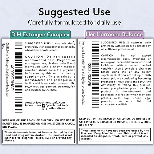 Miniatura 7 de Suplementos de equilibrio hormonal femenino y estrógeno | Apoyo al desequilibrio hormonal para mujeres en todas las etapas | PMS y píldoras de