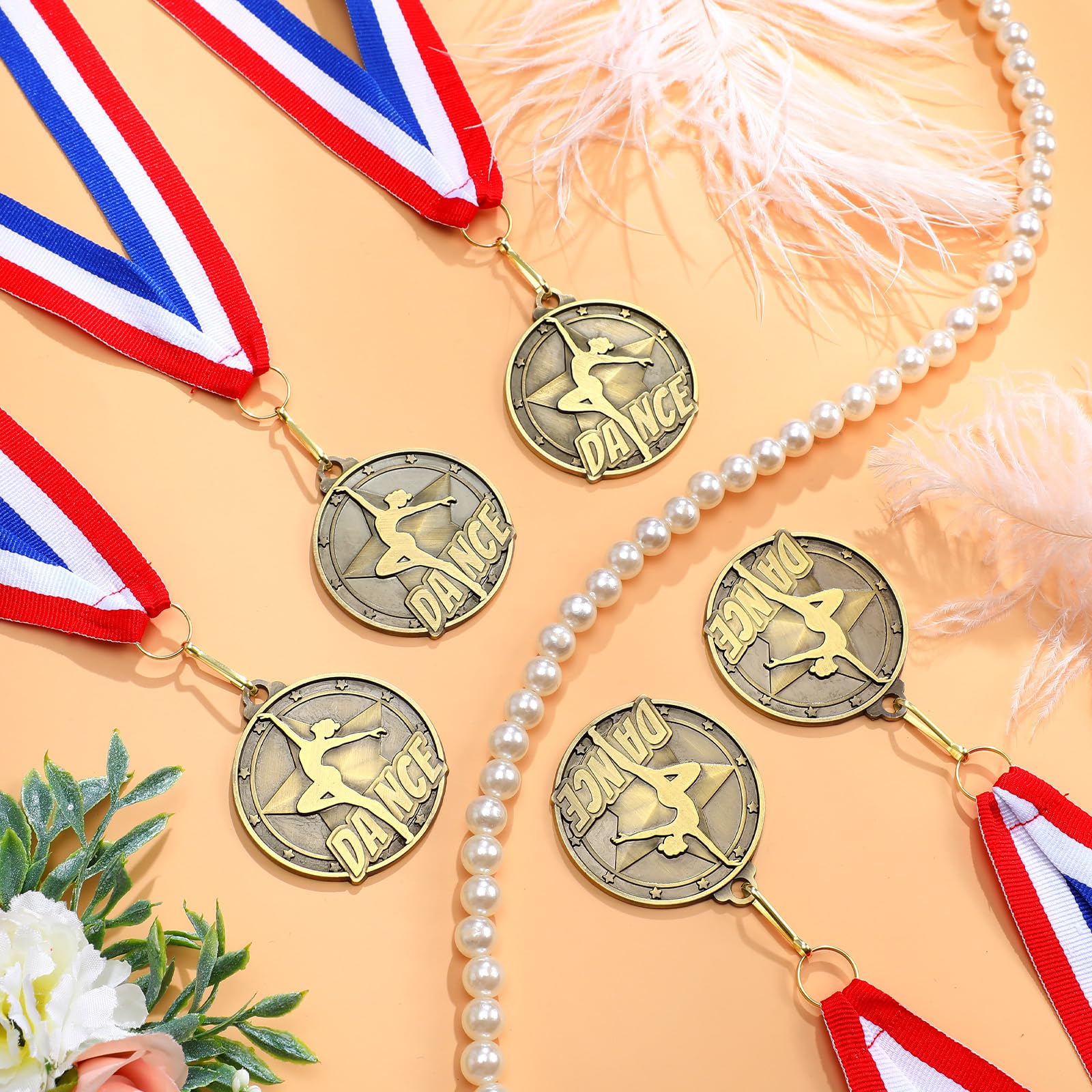 Quelay 30 medallas de Premio de 2 Pulgadas, medallas de Oro a Granel con Cintas para el Cuello, Trofeo de Metal, Regalo para torneos, competiciones, Fiestas, niños y Adultos