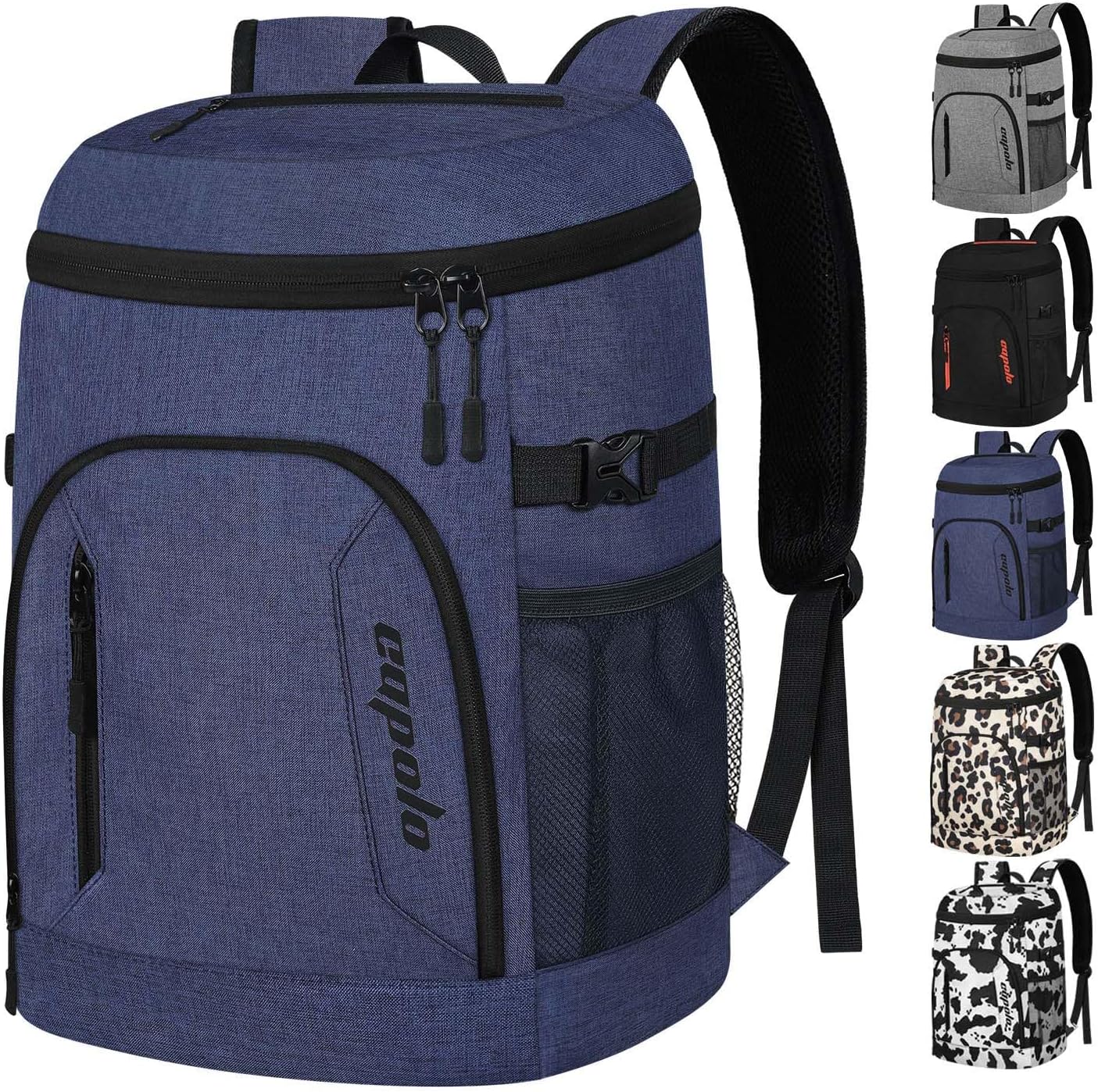 Cooler Backpack 30/45 Cans, Insulated Backpack Cooler Leak Proof Large Capacity Thermal Bag Beverage Soft Cooler Bag Lunch Camping Travel Picnic Hiking for Men Women