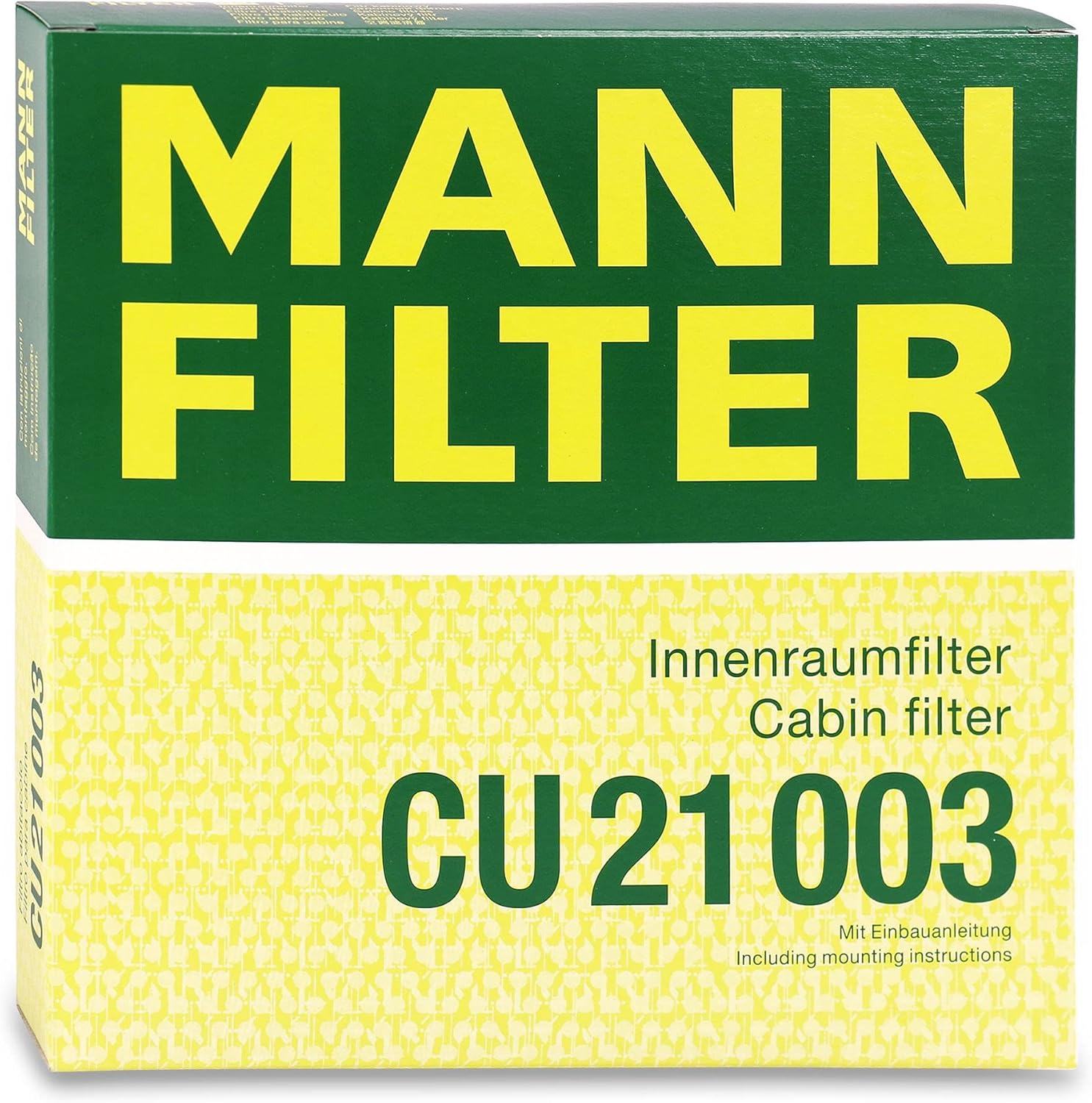CU21003 MANN-FILTER CABIN AIR FILTER