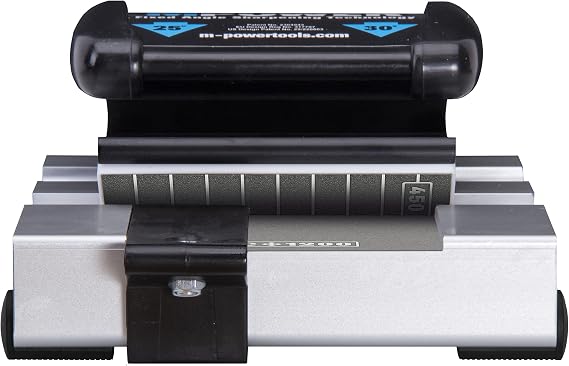 MPOWER FastTrack Mk2 Chisel Sharpening Jig, 4 Fixed Sharpening Angles, 5 Diamond Stones, Deburr Plate, Leather Strop & Case - Fits 1/8-2.5in Chisels + Plane Blades