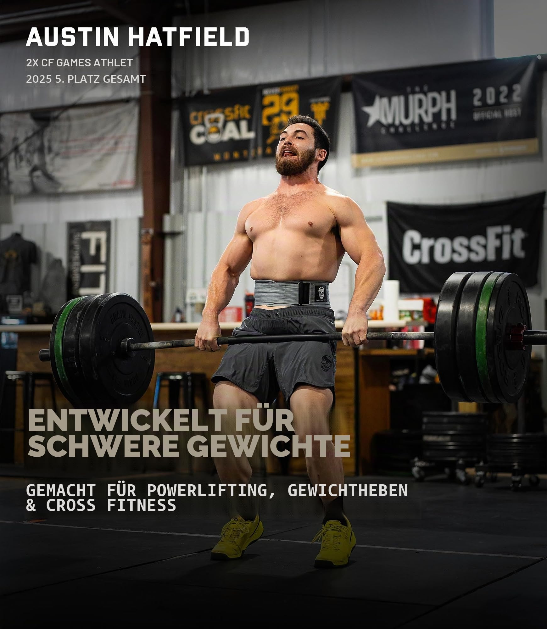 Gymreapers Schnellverschluss-Gewichthebergürtel für Bodybuilding, Kraftdreikampf, Cross-Training – 4-Zoll-Neopren mit Metallschnalle – verstellbare olympische Rückenstütze