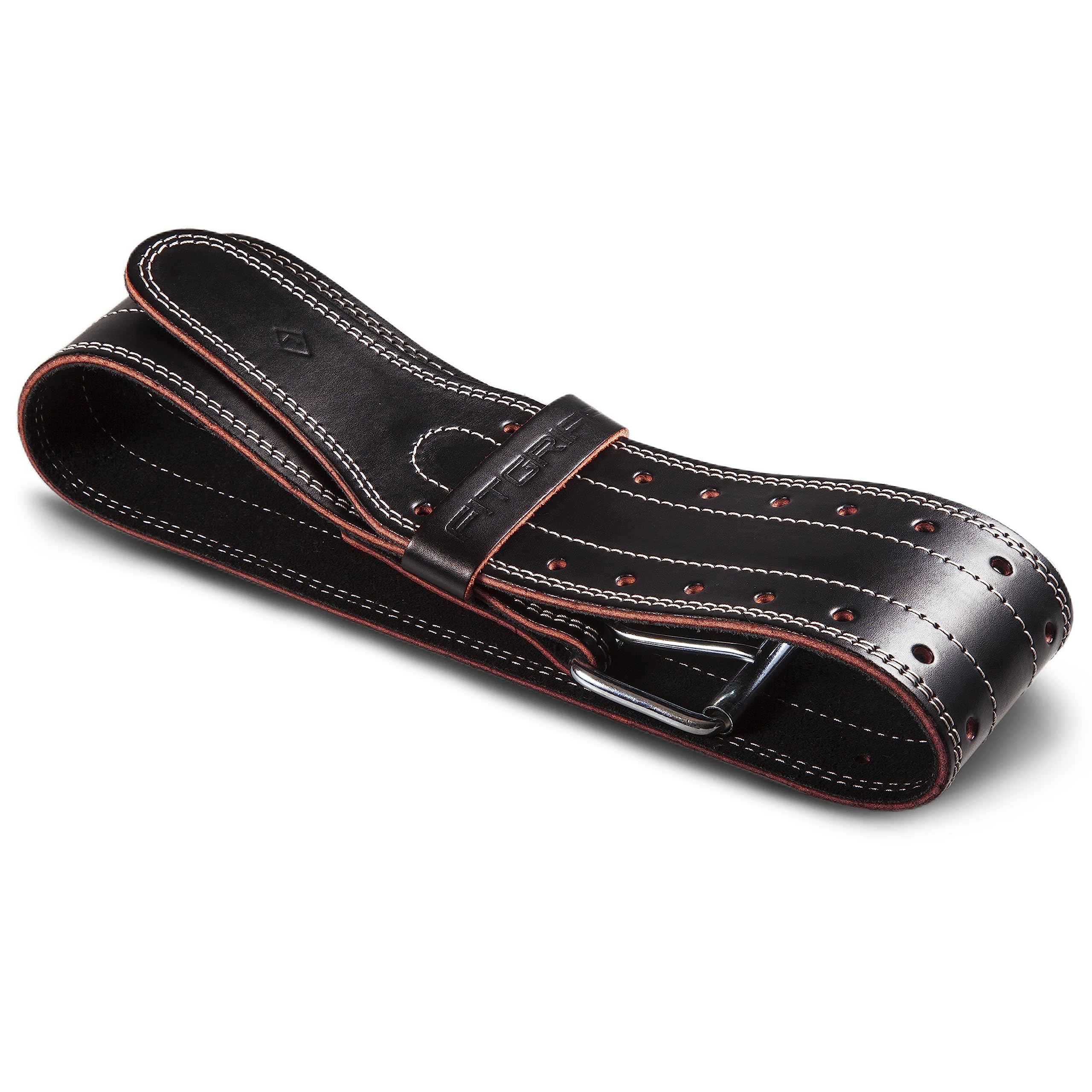 Fitgriff® Ceinture de Musculation Cuir - pour Haltérophilie, Dynamophilie, Bodybuilding, Powerlifting, Crossfit, Force, Fitness, Gym, Levage - Femmes et Hommes - Weightlifting Belt