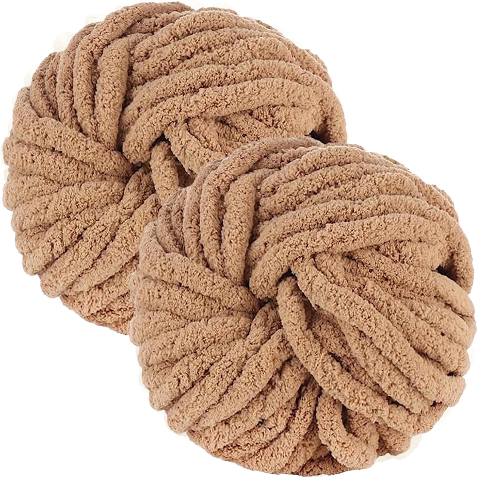 Bafeil Chunky Wool for Hand Knitting 250g x 2, Super Soft Thick Yarn for Crochet & Knitting