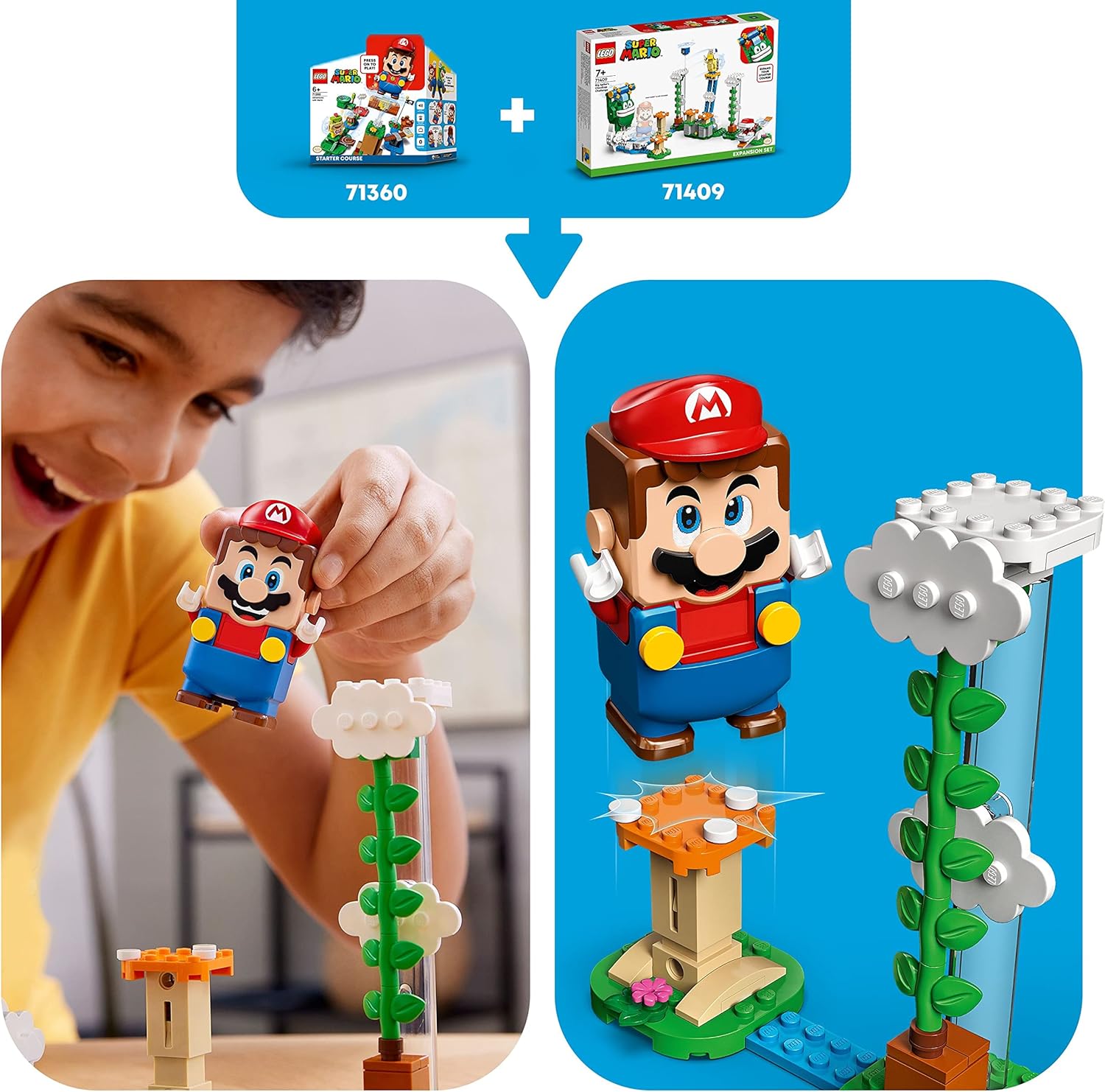 LEGO Super Mario Big Spike’s Cloudtop Challenge Expansion Set 71409, Collectible Toy for Kids with 3 Figures Including Boomerang Bro and Piranha Plant - Image 8
