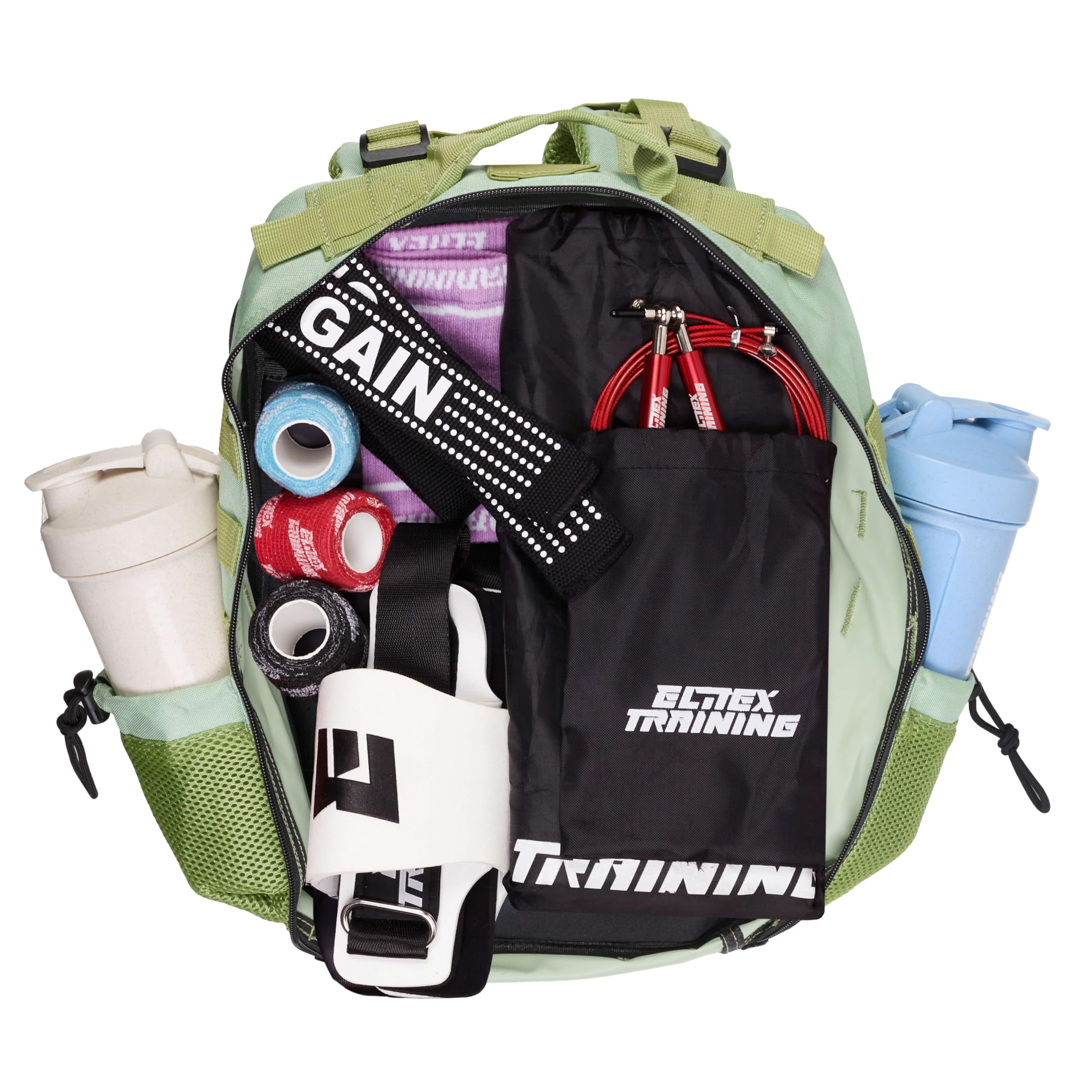ELITRAINX Mochila 25L Táctica Repelente al Agua para Deporte, Cabina Avión, Gimnasio, Compartimento para Ordenador, Oxford 1000D by ELITEX TRAINING — view 6