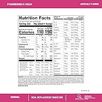 Vista 29 de SlimFast Polvo Original para Reemplazo de Comida, Chocolate Cremoso con Leche, Mezcla para Batido de Pérdida de Peso, 10 g de Proteína, 14 Porciones