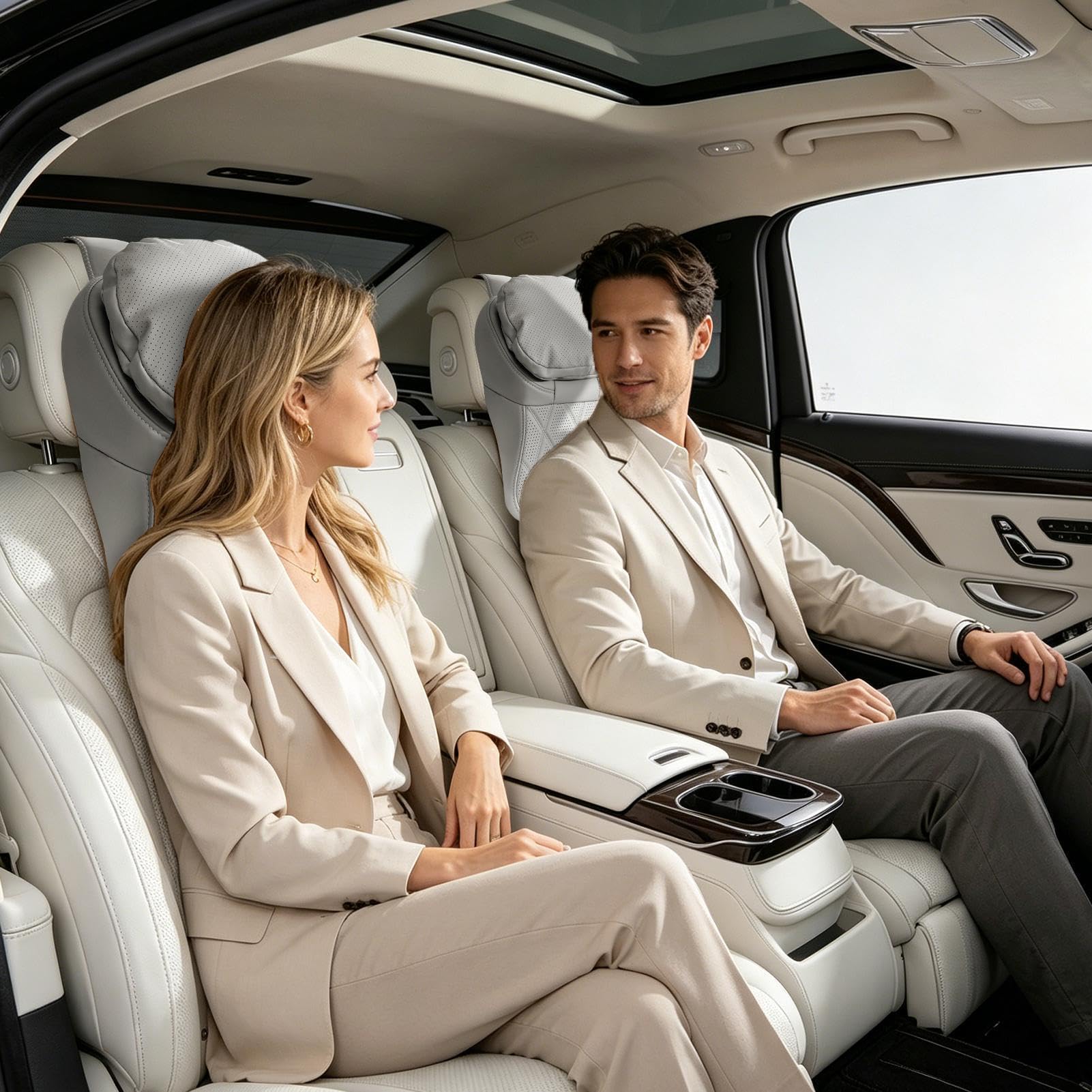 Il Cuscino Cervicale per Autovettura Cuscino ergonomico in memory foam con | Poggiatesta da auto Per Viaggi Su Strada, In Camion E In Aereo, E Per Ufficio