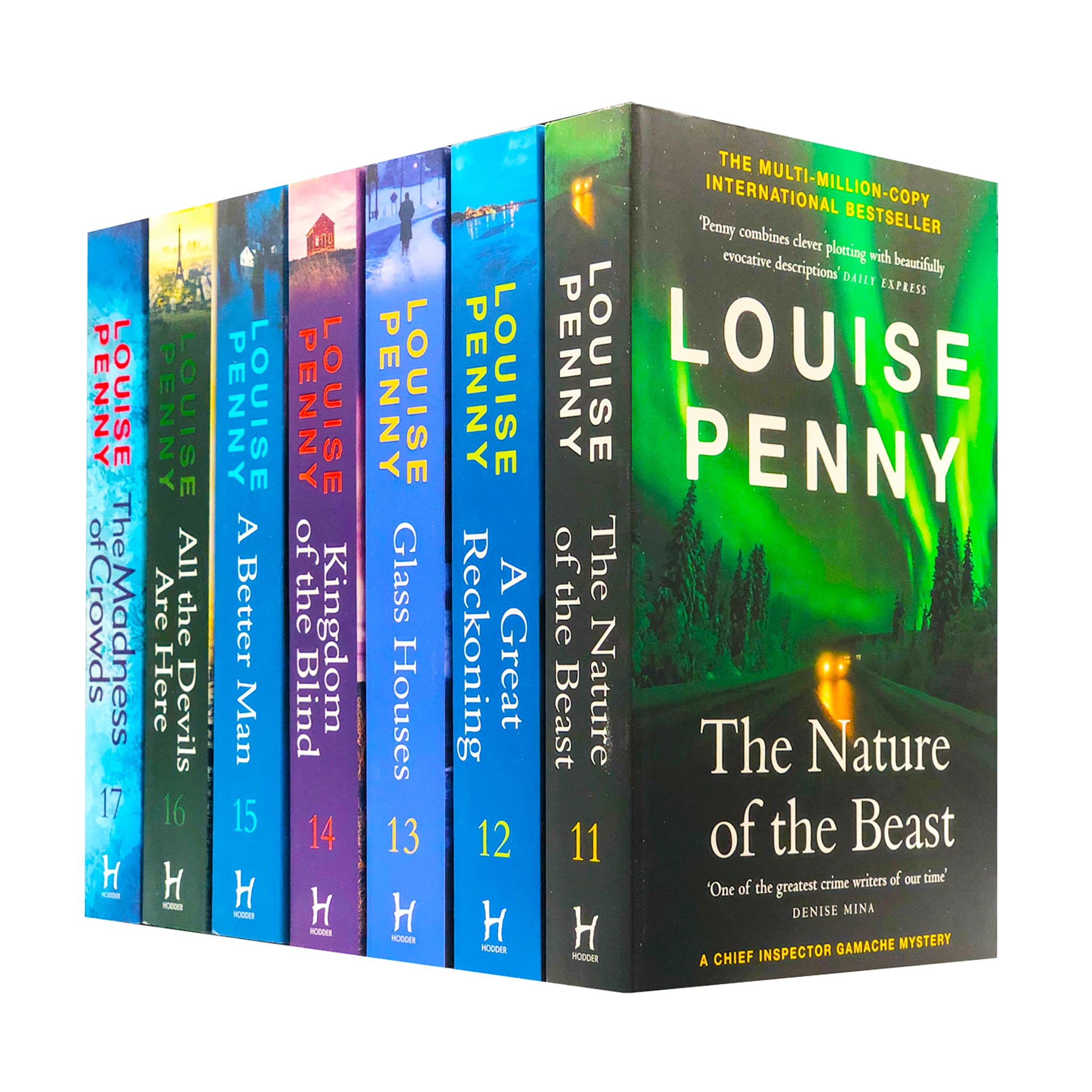 Chief Inspector Gamache Buchreihe 11–17, Sammlung 7 Bücher von Louise Penny (The Nature of the Beast, A Great Reckoning, Glass Houses, Kingdom of the Blind, All the Devils Are Here & MEHR)