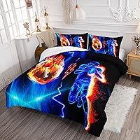 Vista 344 de Axolotl Kid Comforter Set Twin Size,Racing Car Bedding Set for Boys Girls Teen Kids Children Racing Gifts,Race Cars Quilt Bed Set with 1 Comforter 2