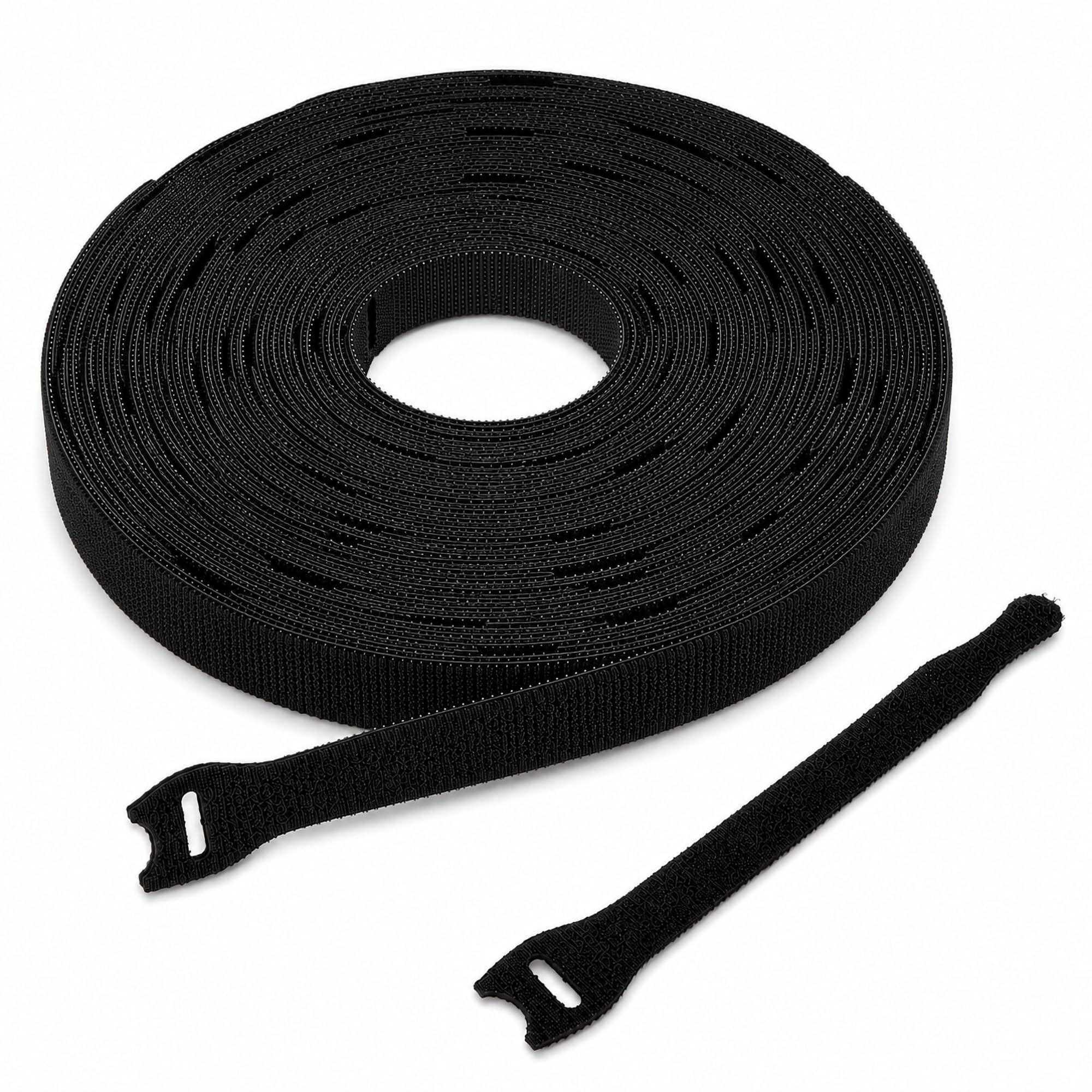 VELCRO® Brand ONE-WRAP Reusable Cable Ties 20 mm x 200 mm (100, Black)