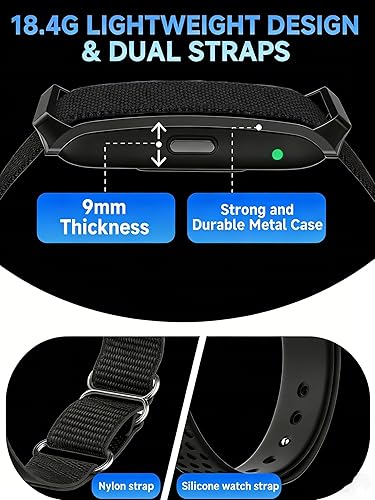 Miniatura 3 de Pulsera inteligente para hombres y mujeres, rastreador de actividad de salud, monitor de presión arterial continuafrecuencia cardíaca 247, monitor