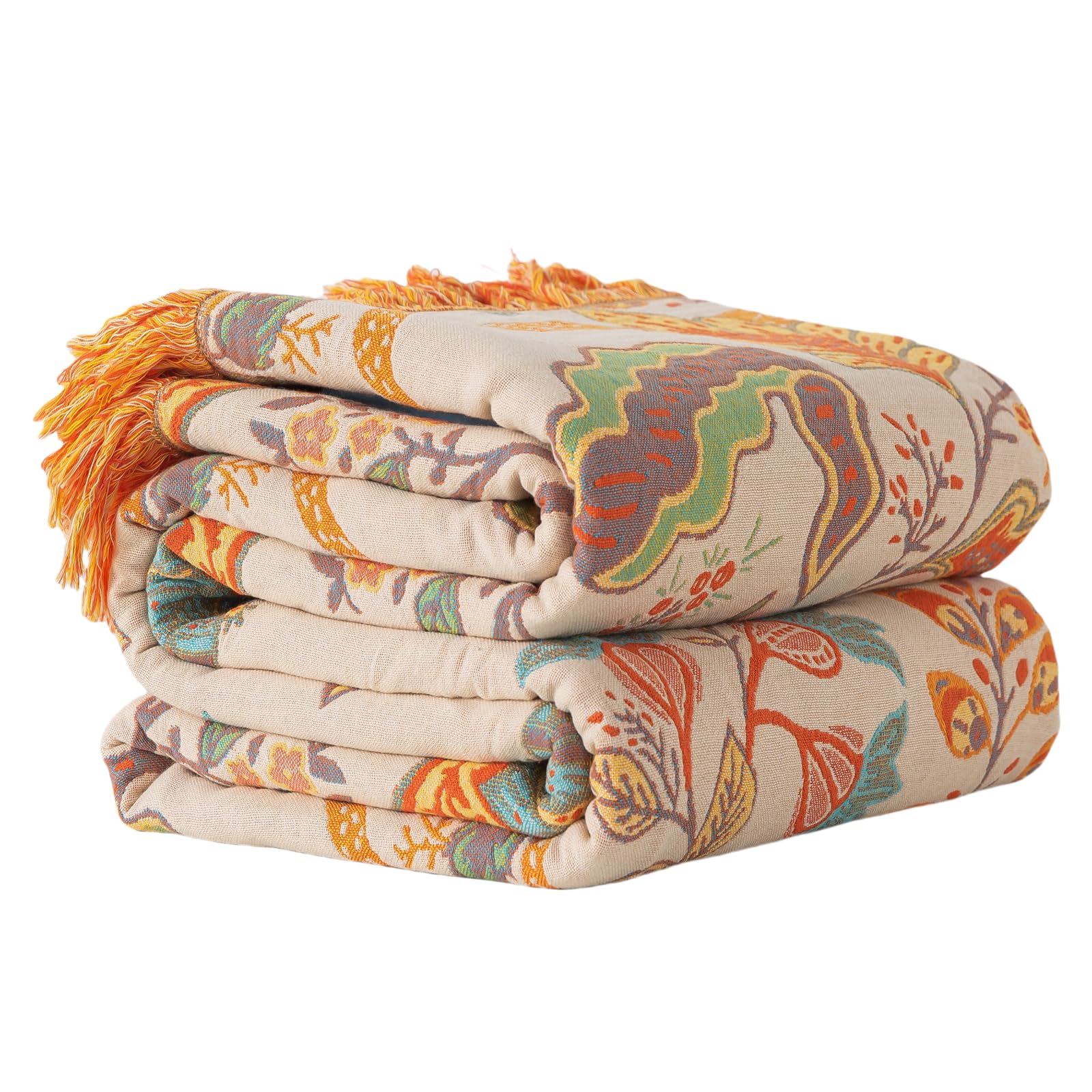 Boho Throw Blanket for Bed