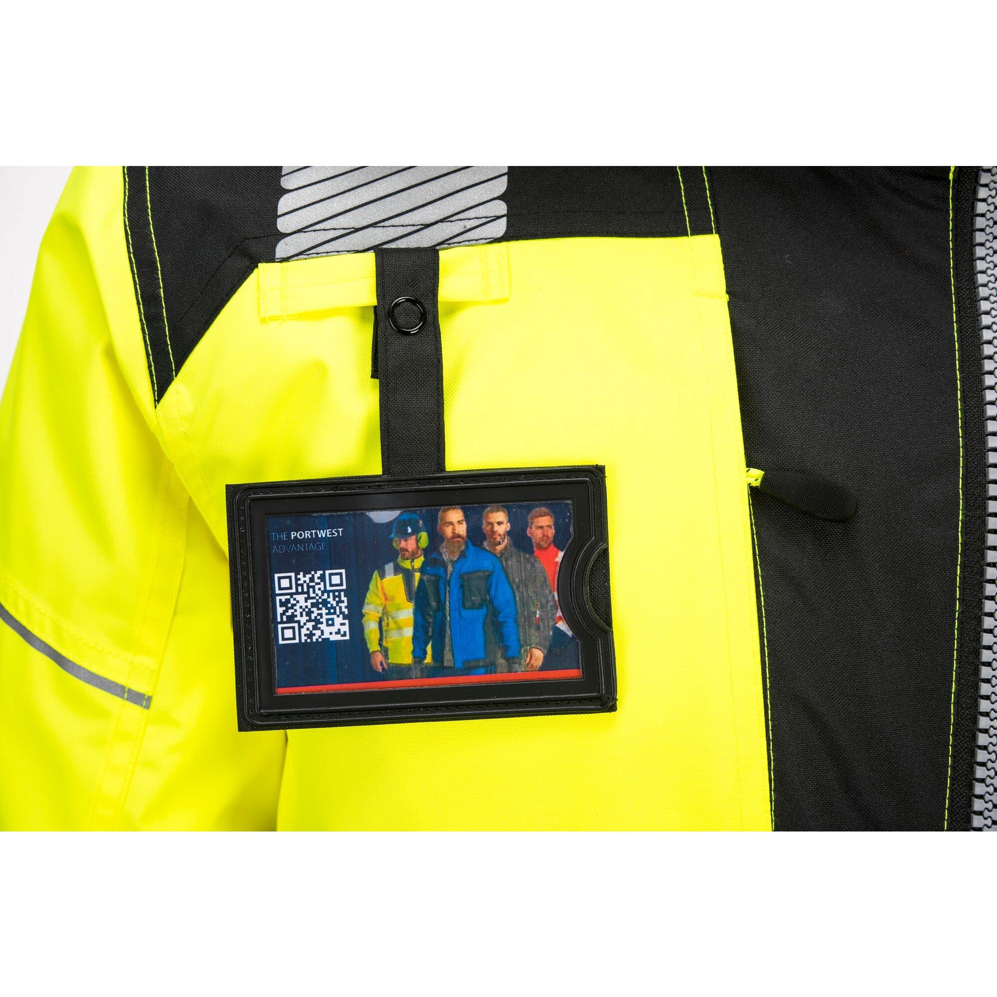 Portwest - Parka de Travail chaude pour l'hiver PW3 HV 5XL Jaune/Noir